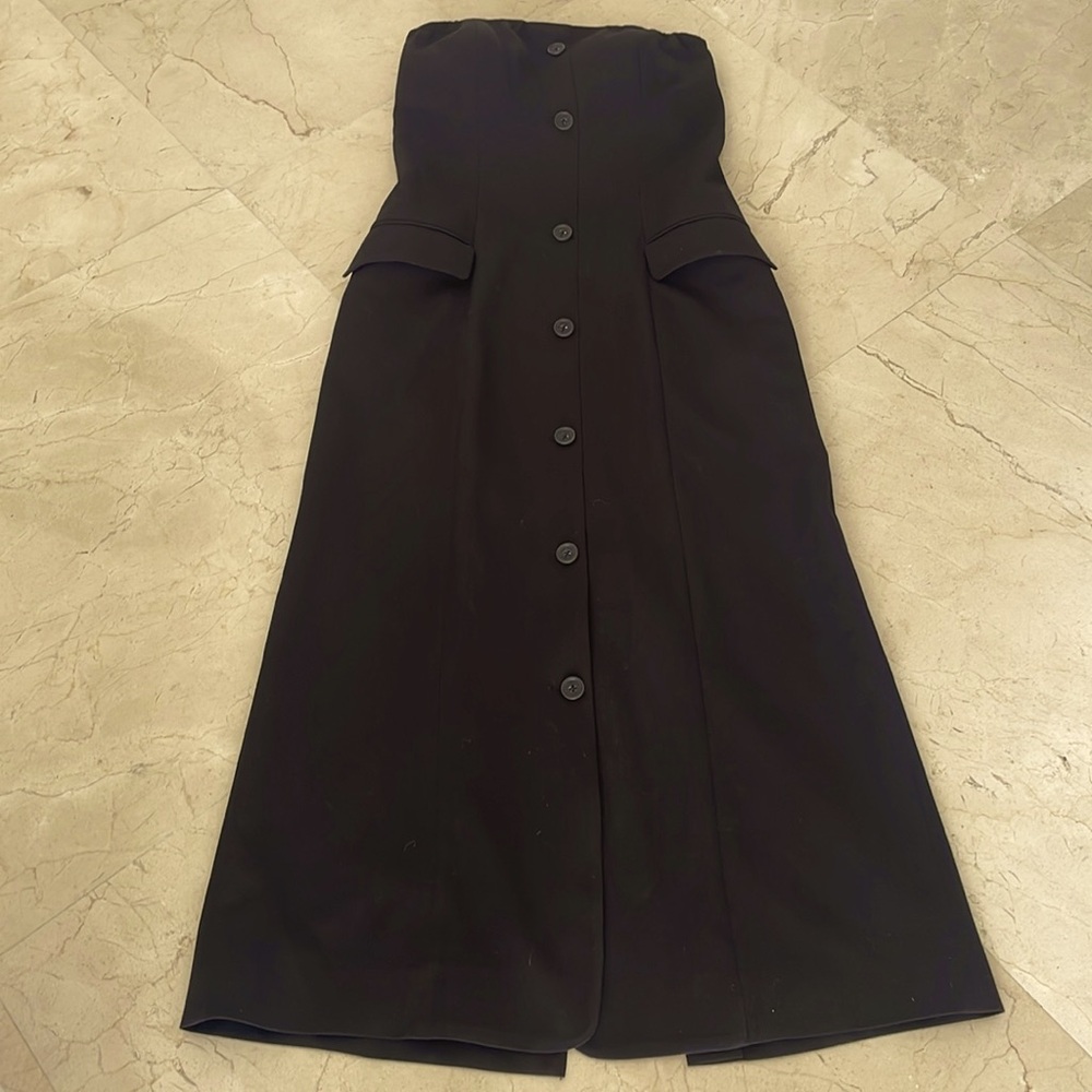 NWT STEVE MADDEN BLACK STRAPLESS
